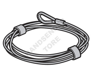 Stahlkabel HÖRMANN Ø 4 mm 3095589 10 m
